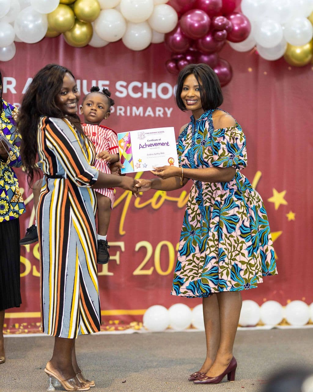 Certificates presented, class by class